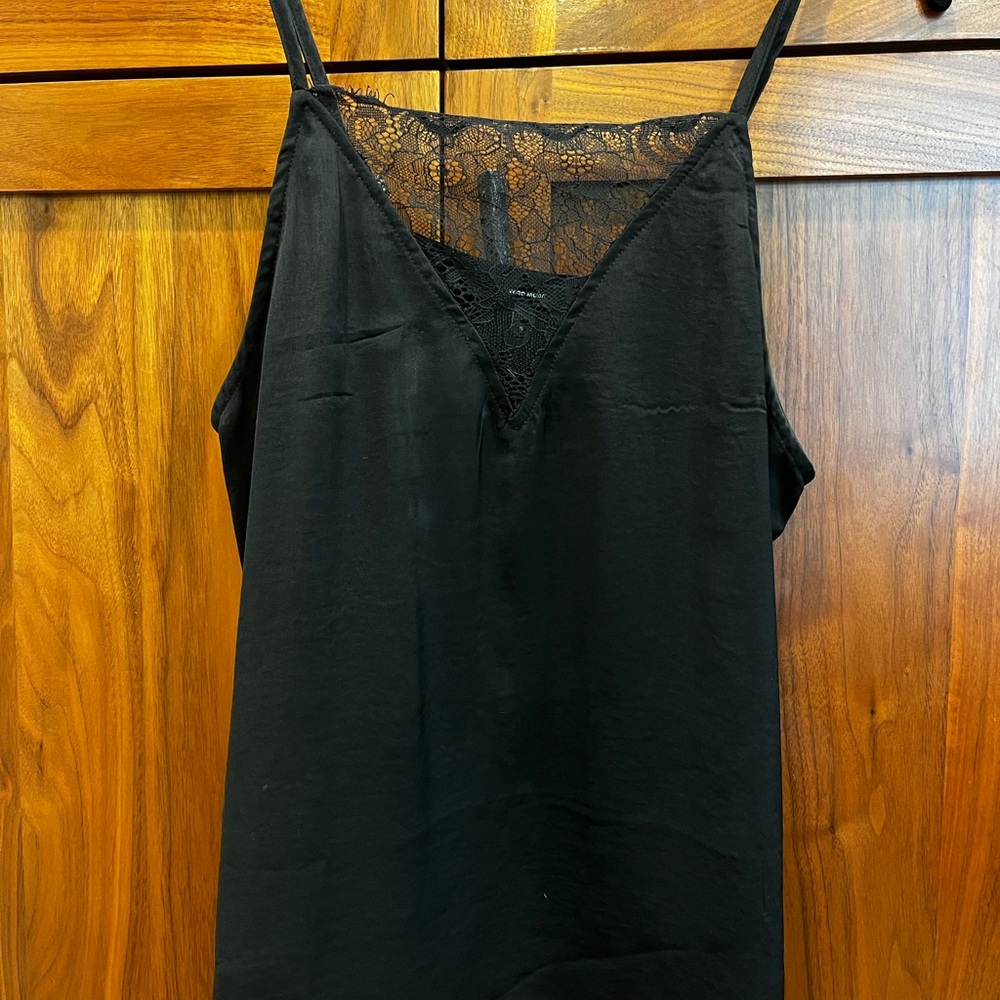 Vero Moda Black Lace Detail Top